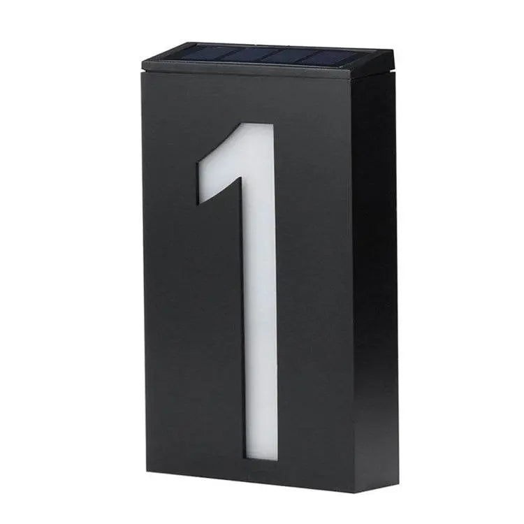 0.36W Solar Powered Wall Mount 6 LEDs House Number Light 